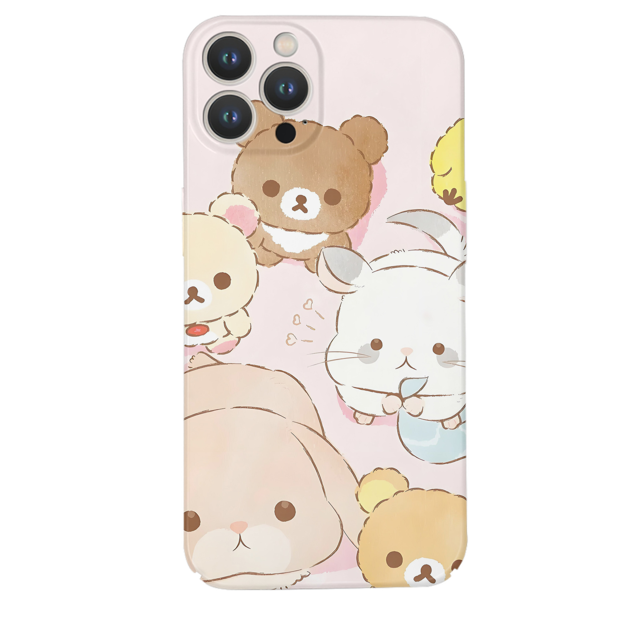 （画像用） リラックマ リラックマ キイロイトリ Rilakkuma Korilakkuma Kiiroitori 【iPhone 14シリーズ対応】ハードケース
